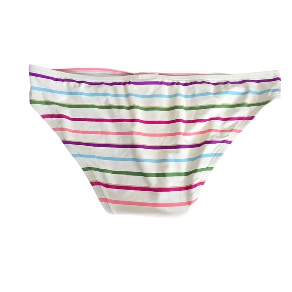 NWT Kate Spade Party Stripe Triangle Bikini Two Piece Swimsuit Sz Large  S3A226S - Picture 8 of 15
